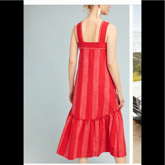 Tonal Striped Midi Dress - Picture 4 of 6